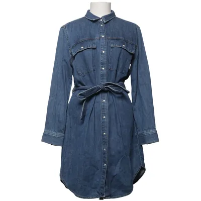 Denim jurk (Blauw) van Mango Katoen