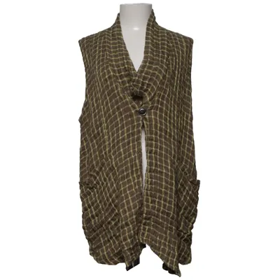 Vest (Brown, Green) from Uno Danmark Linen