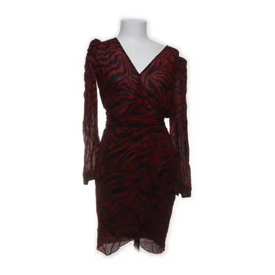 Wrap dress (Red, Black) from Ba&sh Elastane, Viscose