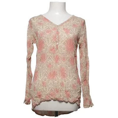Bluse (Beige, Pink) von Sira Seide, Viskose