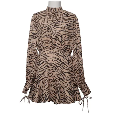 Dress (Beige, Black) from Tddpsshop Polyester