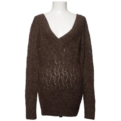 Pull-over (Marron) de Eve of Eden Acrylique, Fibre métallique