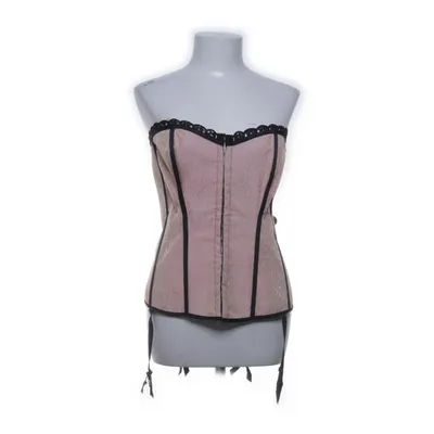 Korset (Pink, Sort) fra Dreamgirl Bomuld, Elastan, Polyester