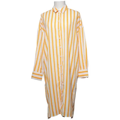 Skjortklänning (Vit, Gul) från Selected Femme Återvunnen polyester