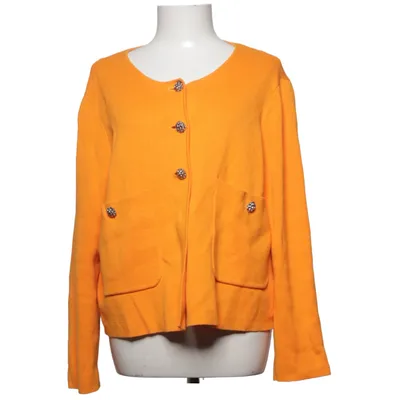 Cardigan (Orange) from Lilienfels Cotton, Linen, Polyester