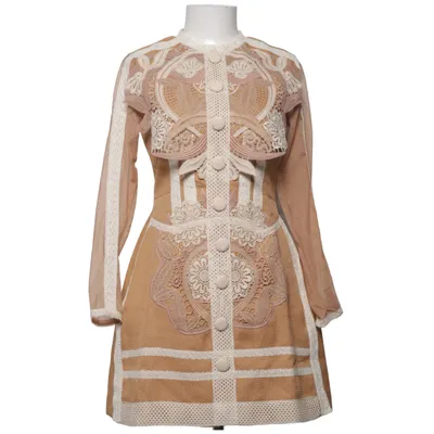 Dress (Brown, White) from Sunfere