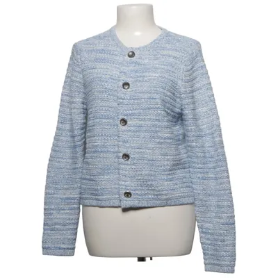 Strickjacke (Blau, Weiß) von Red Button Acryl, Baumwolle