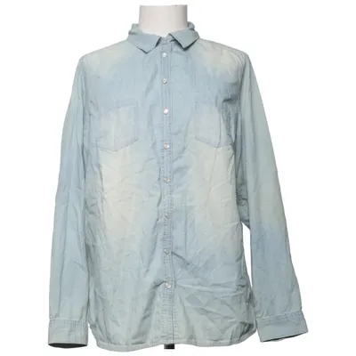Denim blouse (Blauw) van John Baner Katoen