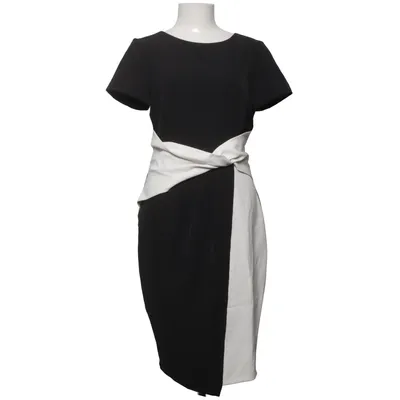 Dress (Black, White) from Paper Dolls Elastane, Polyester