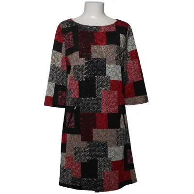 Jurk (Rood, Zwart, Meerkleurig) van Vegas Katoen, Elastaan, Polyester