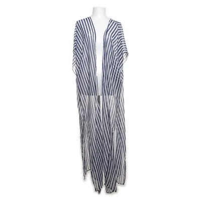 Strandkjole (Hvid, Blå) fra Boohoo Polyester