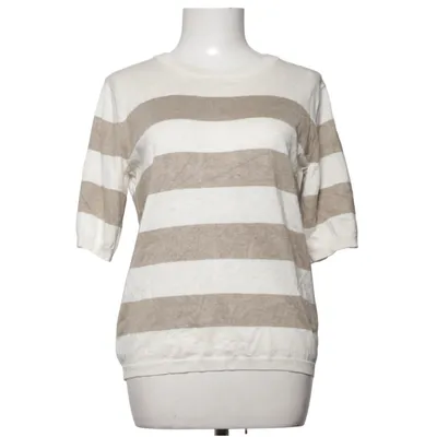 Top (White, Beige) from Kaffe Polyamide, Viscose