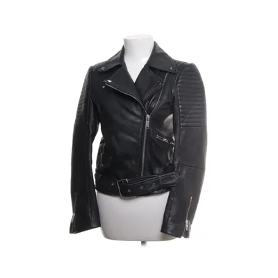 Bikerjacka (Svart) från Zara Woman Polyester, Skinn