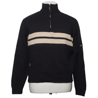 Turtleneck (Blå, Beige) fra Marine Bleu Akryl, Bomuld