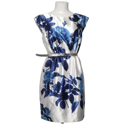 Cocktail dress (White, Blue) from Roman Acetate, Elastane, Polyester