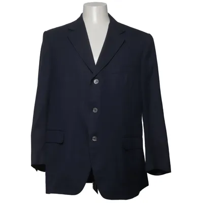 Blazer (Blauw) van Canali Cupro, Wol