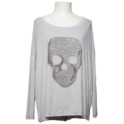 Langærmet t-shirt (Skull T-Shirt) fra Ester Elenora Bomuld, Polyurethan