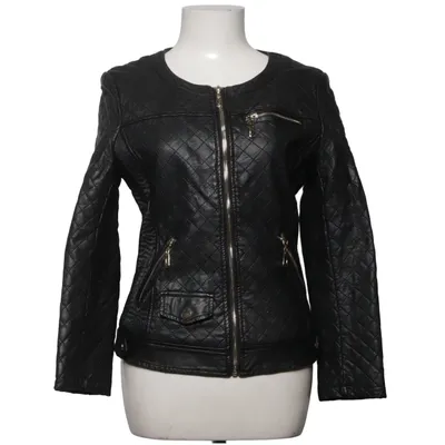 Biker jacket (Black) from Yu & Me Polyester, Polyurethane, Viscose