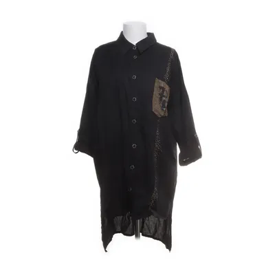 Shirt dress (Black, Gold) from Wawa Cotton, Elastane