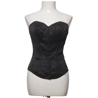 Korset (Zwart) van Figura Katoen, Viscose
