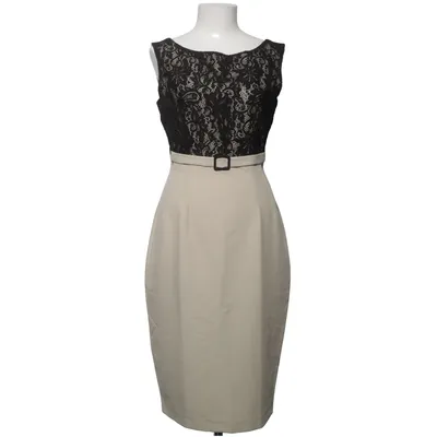 Cocktailjurk (Zwart, Beige, Meerkleurig) van Daisy Dapper Katoen, Elastaan, Polyester