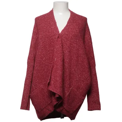 Cardigan (Rouge) de Timeout Acrylique, Coton, Élasthane, Polyamide, Polyester