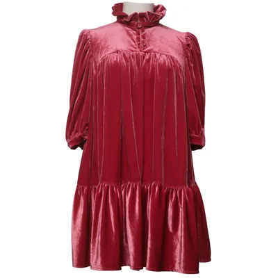 Jurk (Roze) van AVAVAV Acetaat, Elastaan, Viscose