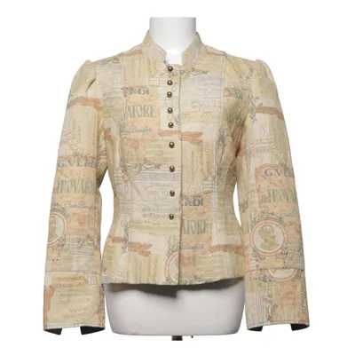 Blazer (Beige, Bruin) van Kriss Katoen, Polyester