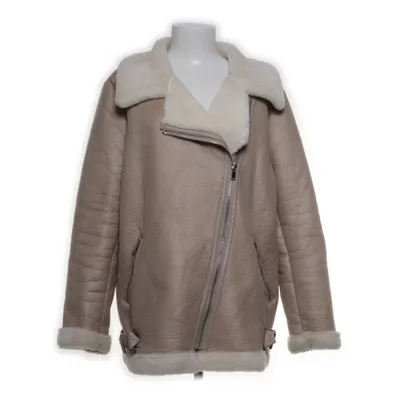Shearlingjacka (Beige, Vit) från New Look Polyester
