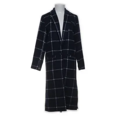 Jas (Blauw, Wit) van Daphnea Polyester, Wol