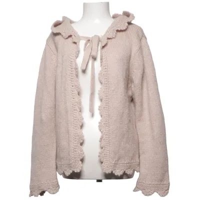 Cardigan (Beige) van Q by Kjederqvist Mohair, Polyamide, Wol