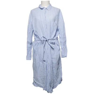 Shirt dress (Blue, White) from L.O.G.G by H&M Cotton, Linen