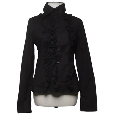 Blouse (Black) from United Colors of Benetton Cotton, Elastane