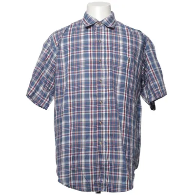 Chemise à manches courtes (Bleu, Blanc, Rouge) de Basic Editions Coton, Polyester