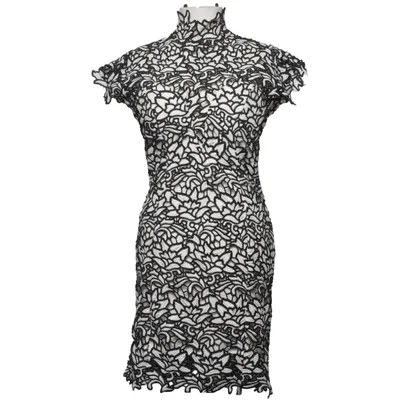 Cocktailklänning (Svart, Vit) från Rare London Polyester