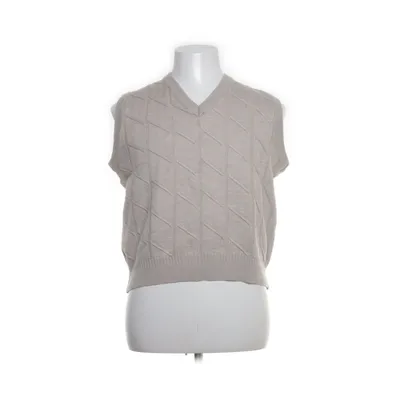 Pull sans manches (Beige) de Commander Acrylique, Laine