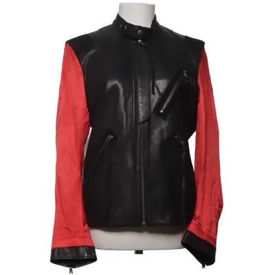Veste de motard (Noir, Rouge) de Acne Studios