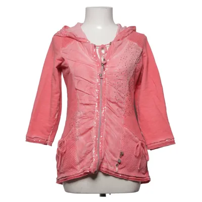 Capuchon sweater (Roze) van Tredy Katoen, Polyester, Viscose