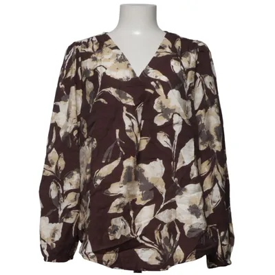 Blouse (Marron, Beige) de Fransa Polyamide, Viscose