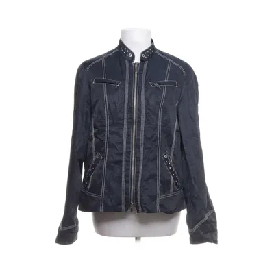 Jacket (Black) from Gina Laura Collection Cotton, Metallic fiber, Polyamide, Polyester