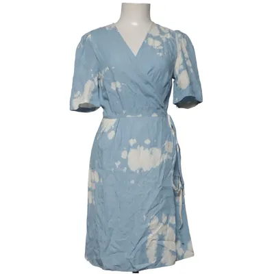 Wrap dress (Blue, White) from Magasin Du Nord Lyocell