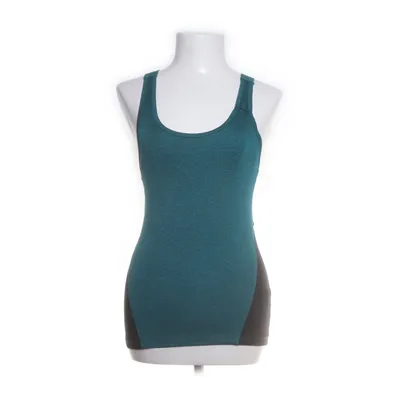 Træningstanktop (Petroleumsgrøn, Sort) fra Workout Polyester, Elastan