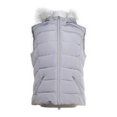 Ytterväst (Grå) från Janina Polyester, Pälsimitation