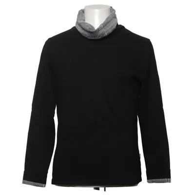 Turtleneck (Black) from Ombre Cotton, Polyester