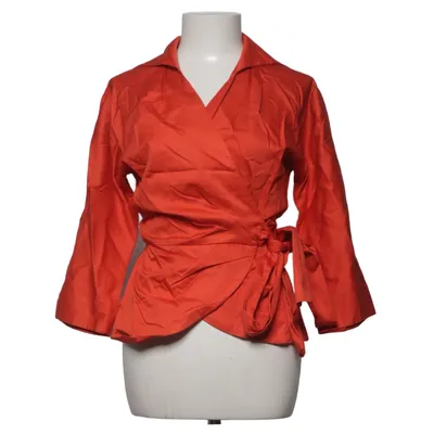 Wrap blouse (Red) from The Shirt Company Cotton