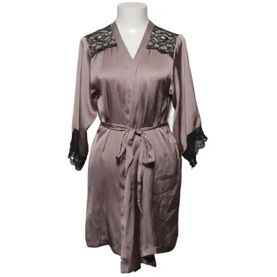 Morgonrock (Beige, Svart)
