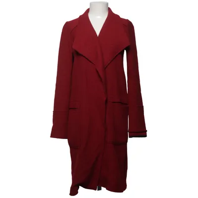 Jas (Rood) van Zara Trafaluc Viscose, Wol