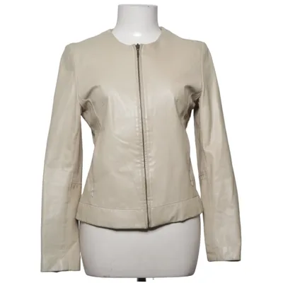Læderjakke (Beige) fra Hallhuber Trend Læder, Polyester