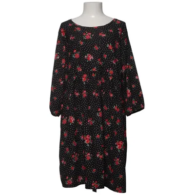 Kjole (Sort, Rød, Hvid) fra Janina Curved Elastan, Polyester