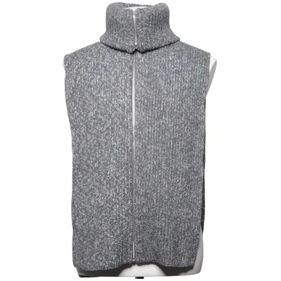 Poncho (Gris) de COS Coton, Polyamide, Laine